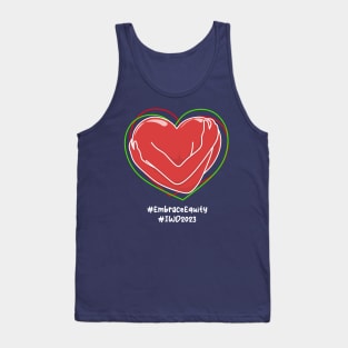 Embrace Equity love logo sweet Tank Top